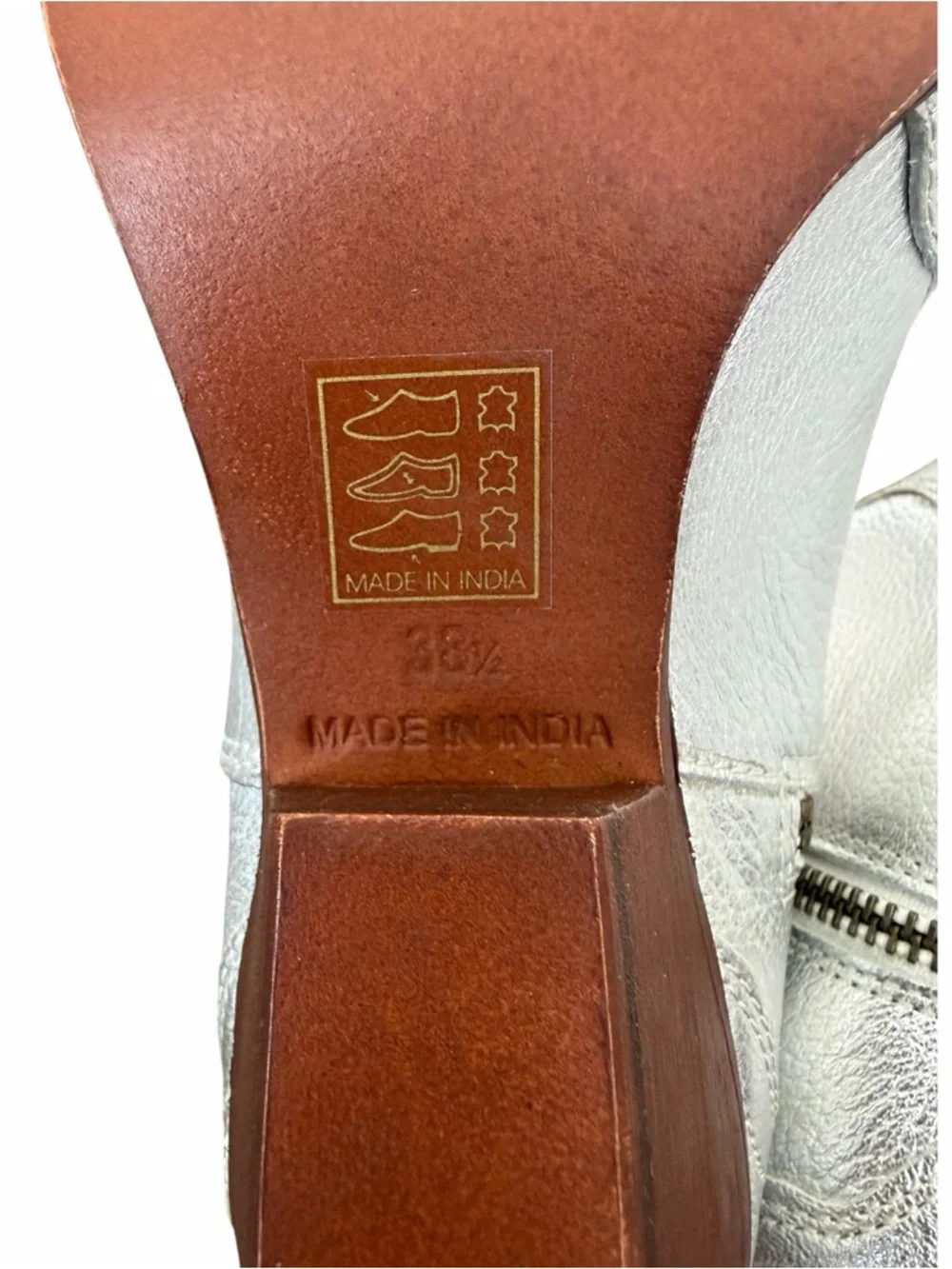 Silver Western Ankle Boot - Women